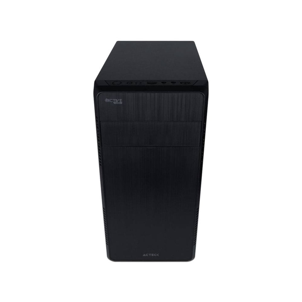 Gabinete Acteck Kioto GC240 Mini Torre con Fuente 500W Micro ATX/Mini ITX USB 3.0 1 Ventilador Color Negro