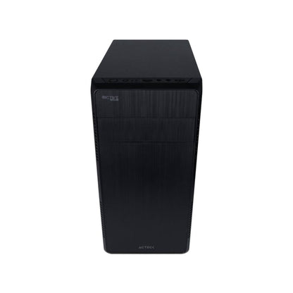 Gabinete Acteck Kioto GC240 Mini Torre con Fuente 500W Micro ATX/Mini ITX USB 3.0 1 Ventilador Color Negro
