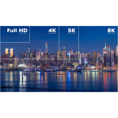 Cable Manhattan HDMI Certificado Ultra Alta Velocidad 8K a 60Hz/4K a 120Hz C/Ethernet 2m Color Negro