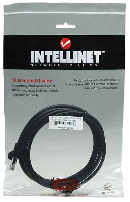 Intellinet 320788 cable de red Negro 7.5 m U/UTP (UTP)