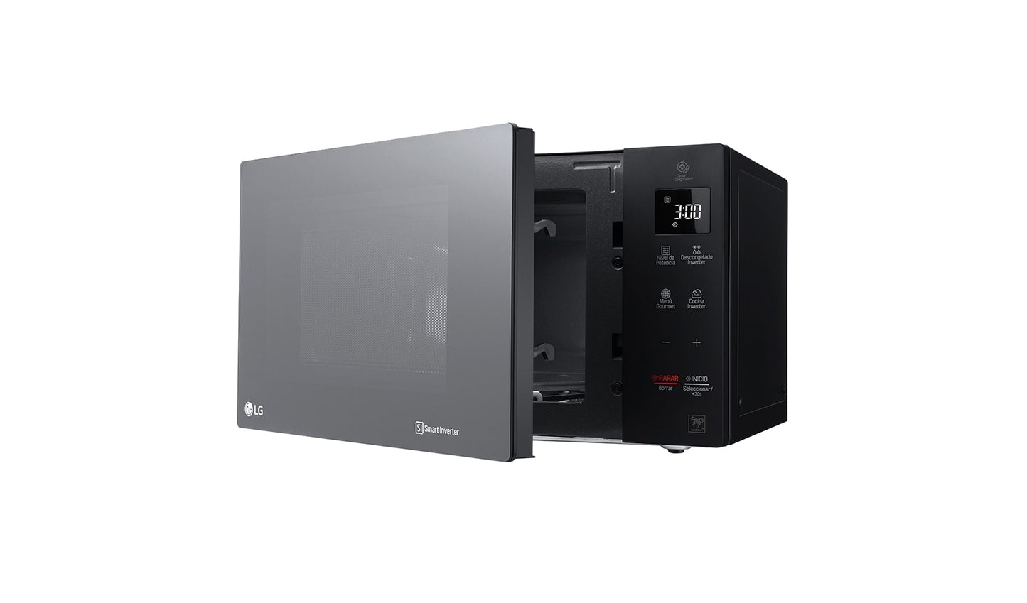 Horno Microondas LG Smart Inverter NeoChef 1.5 pies EasyClean negro/plata