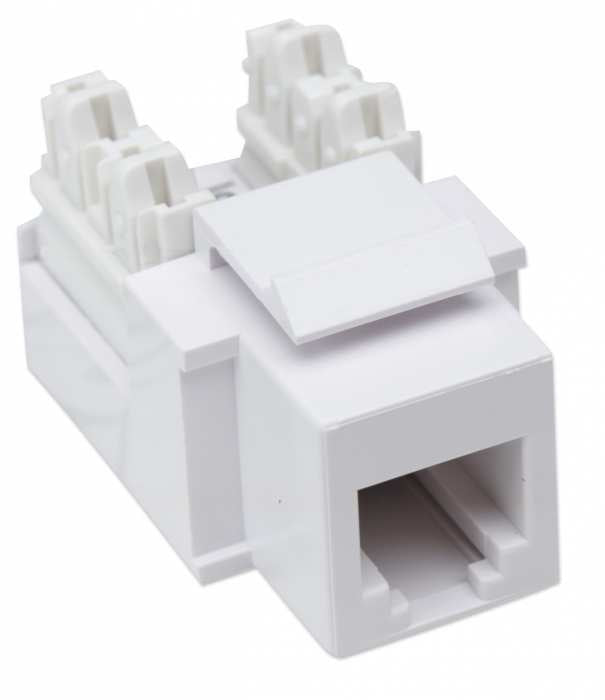 Jack Intellinet RJ11/RJ12 de Impacto Color Blanco