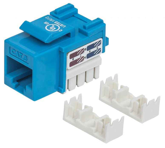 Jack Intellinet Cat 6 de Impacto(Keystone) Color Azul