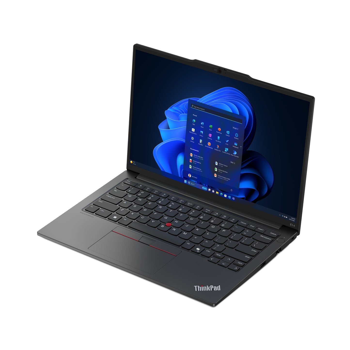 Laptop Lenovo ThinkPad E14 G6 14" Intel Core Ultra 5 125U Ram 16GB SSD 512GB SSD Windows 11 Pro Negro 3 Años Onsite