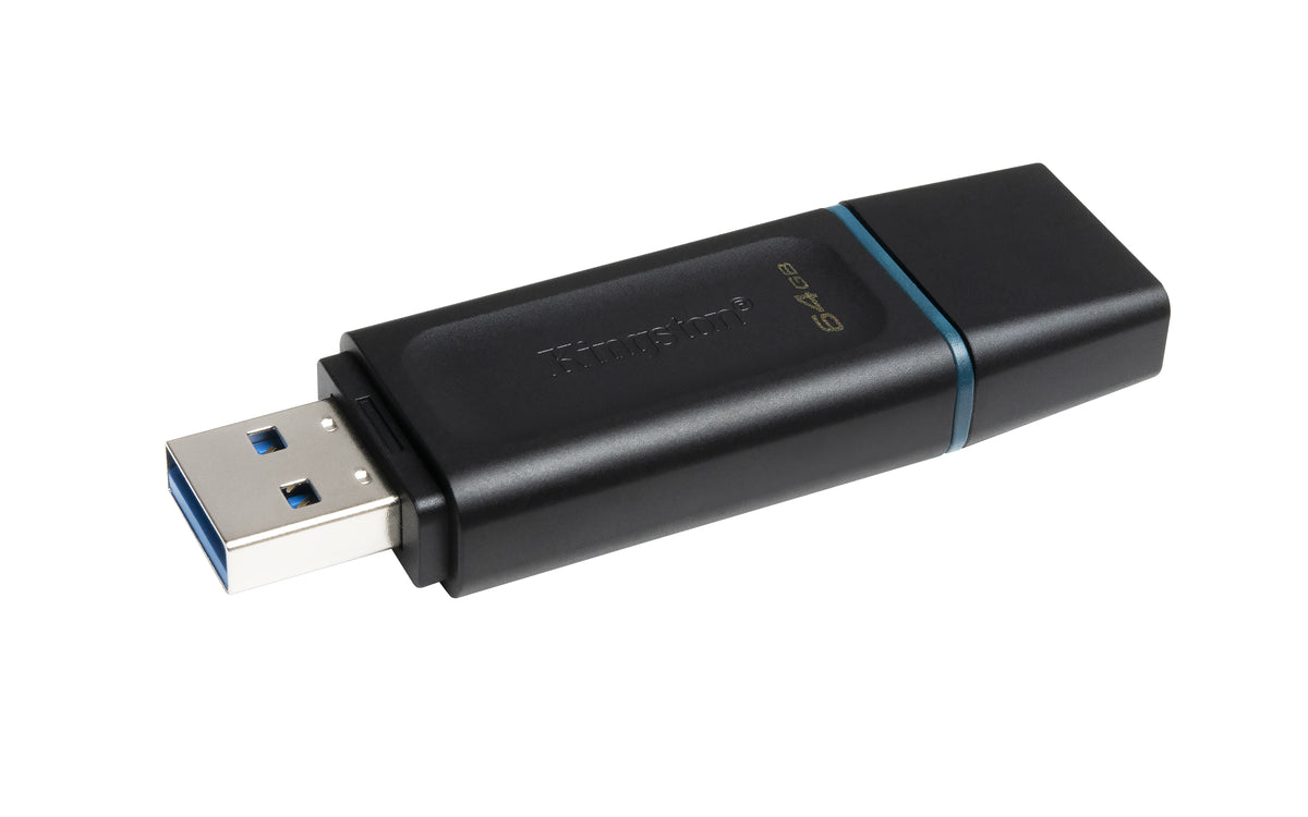 Memoria USB Kingston DataTraveler Exodia 64GB 3.2 Color Negro