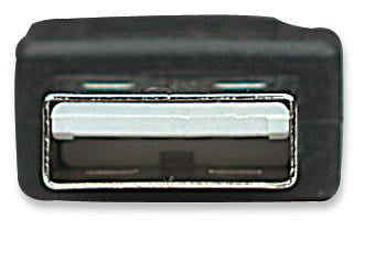 Cable Manhattan USB-B 2.0 Alta Velocidad 0.5m Color Negro