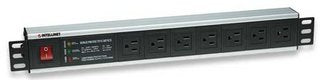 Barra PDU Intellinet Gab/Rack 19" 1.5U Supresor de picos On/Off 7 Contactos