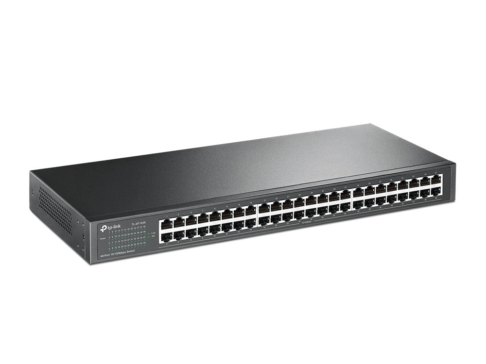 TP-Link TL-SF1048 dispositivo de redes No administrado Fast Ethernet (10/100) 1U Negro