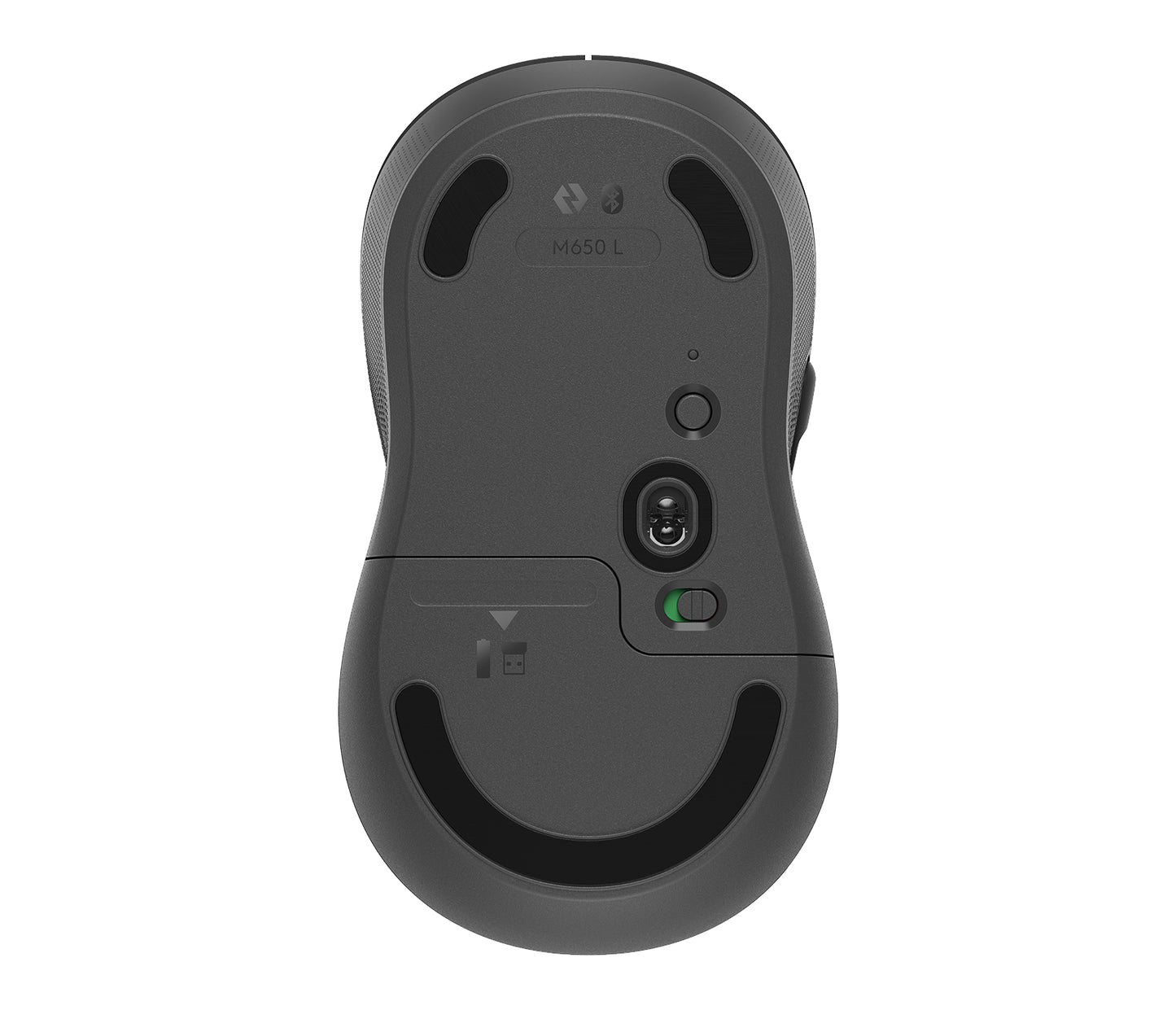 Mouse Logitech Signature M650 Large Wireless 400 dpi Color Grafito