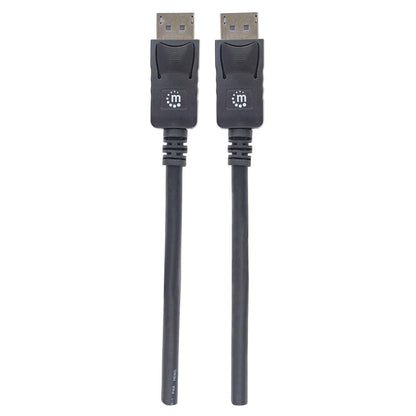 Cable Manhattan DisplayPort M-M Blindado 1m Color Negro