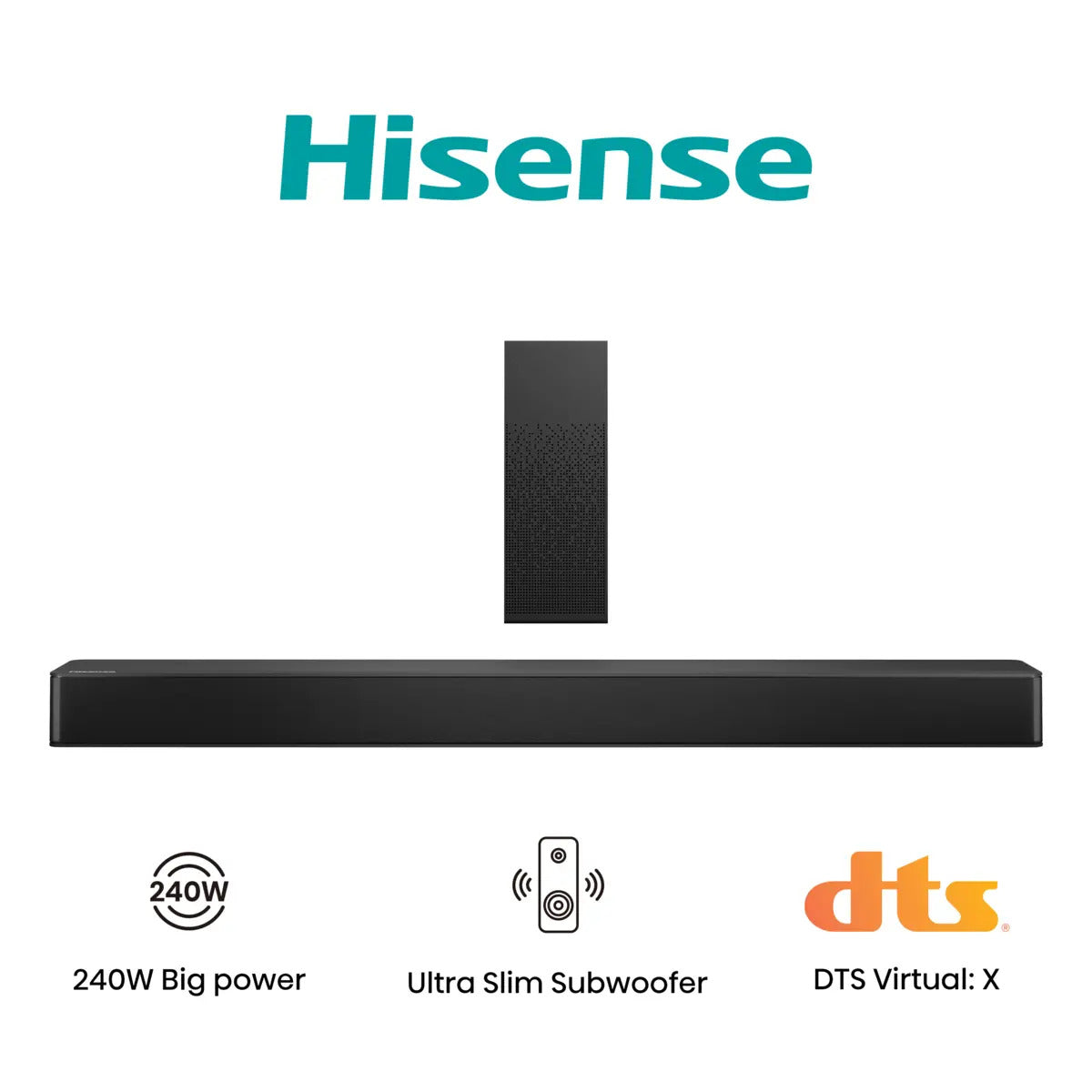 Hisense HS2100 Negro 2.1 canales 240 W