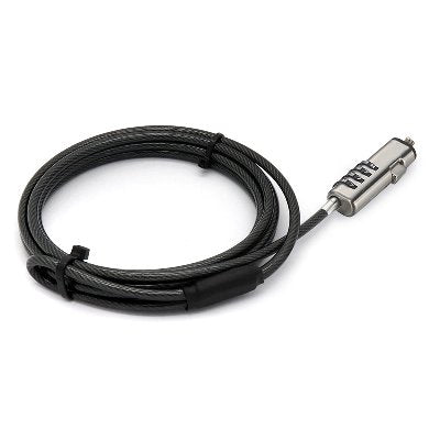 BRobotix 6000298 cable antirrobo Negro, Plata 1.8 m