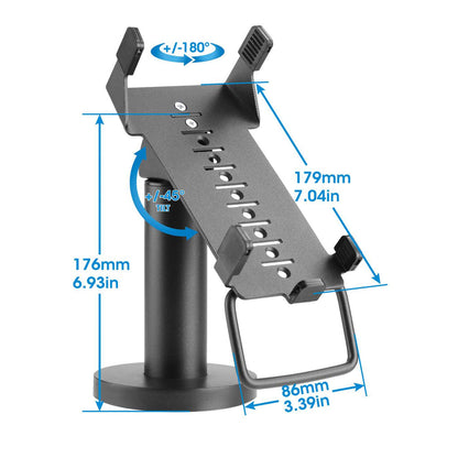 Soporte Manhattan para Terminal Punto de Venta Verifone VX520 Giratorio e Inclinable