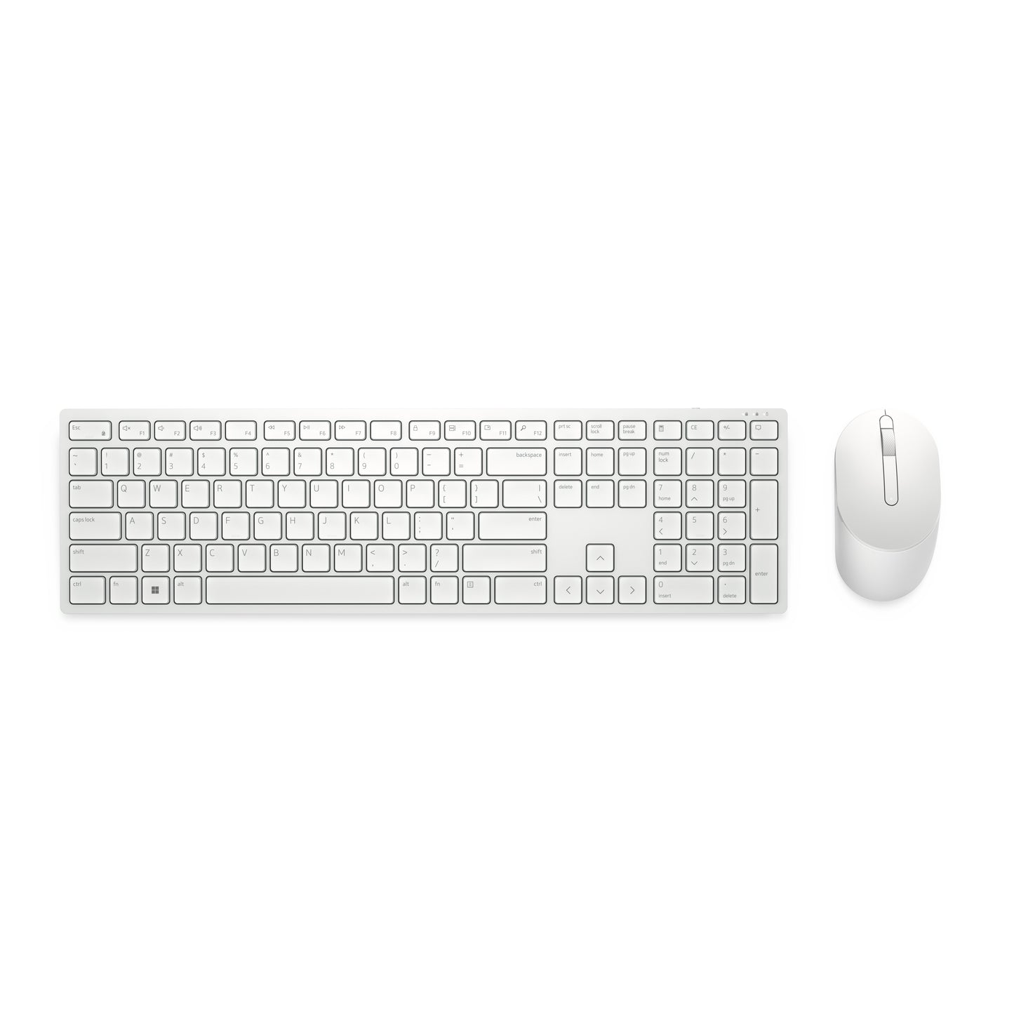 DELL KM5221W teclado Ratón incluido Oficina RF inalámbrico Español Blanco