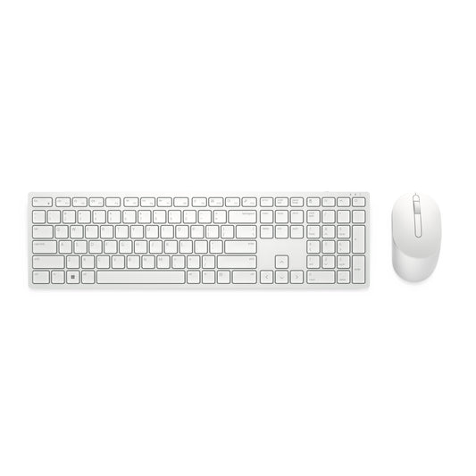 Teclado y mouse Dell Pro KM5221W  RF inalámbrico Español Blanco