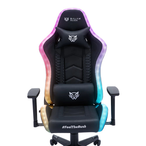 Balam Rush BR-940566 silla para videojuegos Descansabrazo para juego asiento acolchado Negro