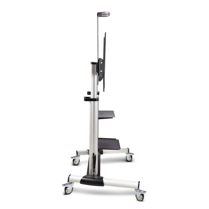 StarTech.com 1110C-MOBILE-TV-CART soporte para TV 2.54 m (100") Negro, Plata