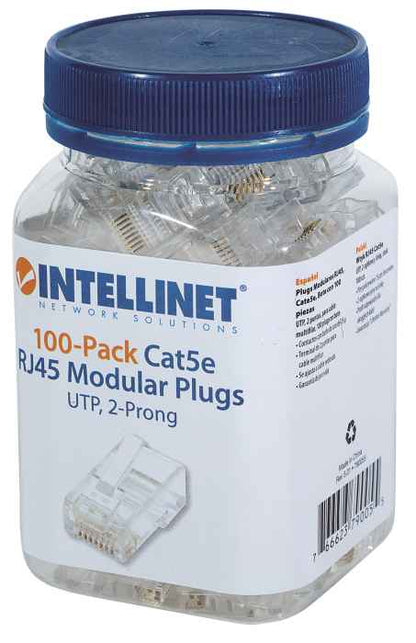 Intellinet 790055 conector RJ-45 Transparente
