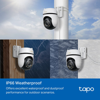 TP-Link TAPO C530WS cámara de vigilancia Torreta Cámara de seguridad IP Exterior 2880 x 1620 Pixeles Pared