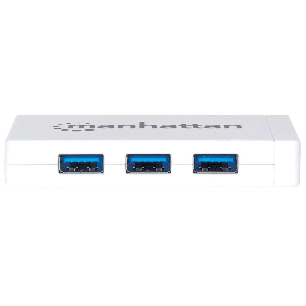 Hub Manhattan USB 3.0 con 3 Puertos/Adaptador Gigabit Ethernet