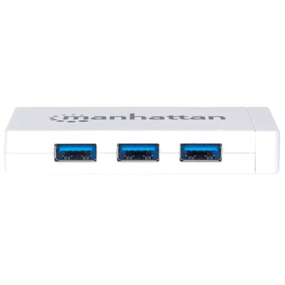 Hub Manhattan USB 3.0 con 3 Puertos/Adaptador Gigabit Ethernet