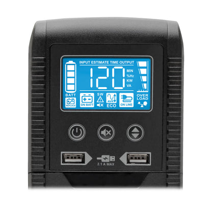 Tripp Lite ECO1500LCD sistema de alimentación ininterrumpida (UPS) Línea interactiva 1.44 kVA 10 salidas AC