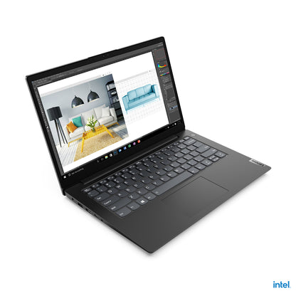 Laptop Lenovo V14 G2 IJL 14" Intel Celeron N4500 Disco duro 128 GB SSD Ram 4 GB Windows 11 Home Color Negro