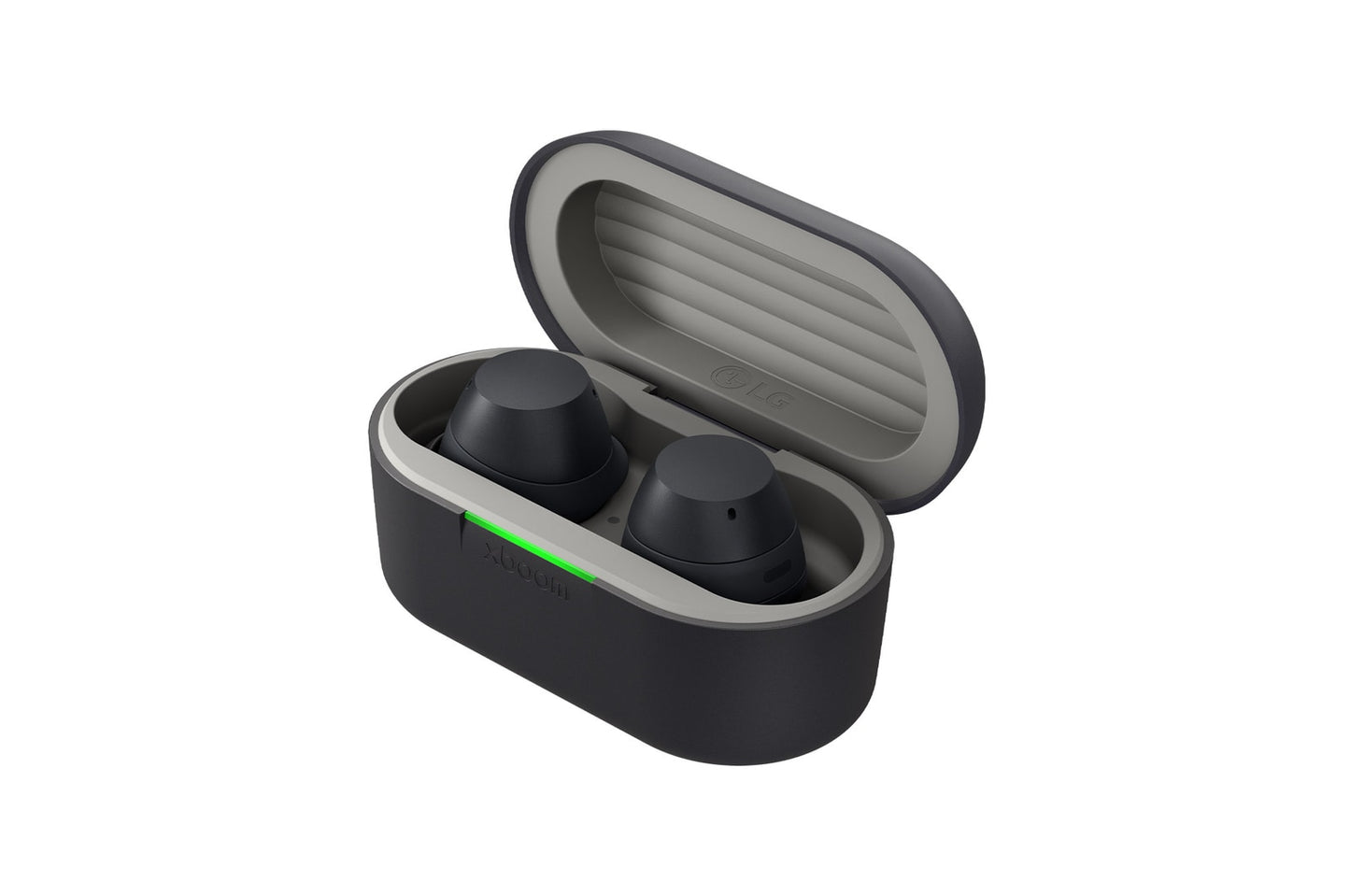 Audífonos Xboom LG Buds negros Signature Sound con driver de grafeno