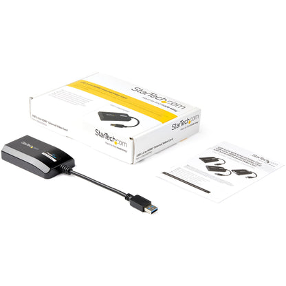 StarTech.com USB32HDPRO adaptador gráfico USB 1920 x 1200 Pixeles Negro