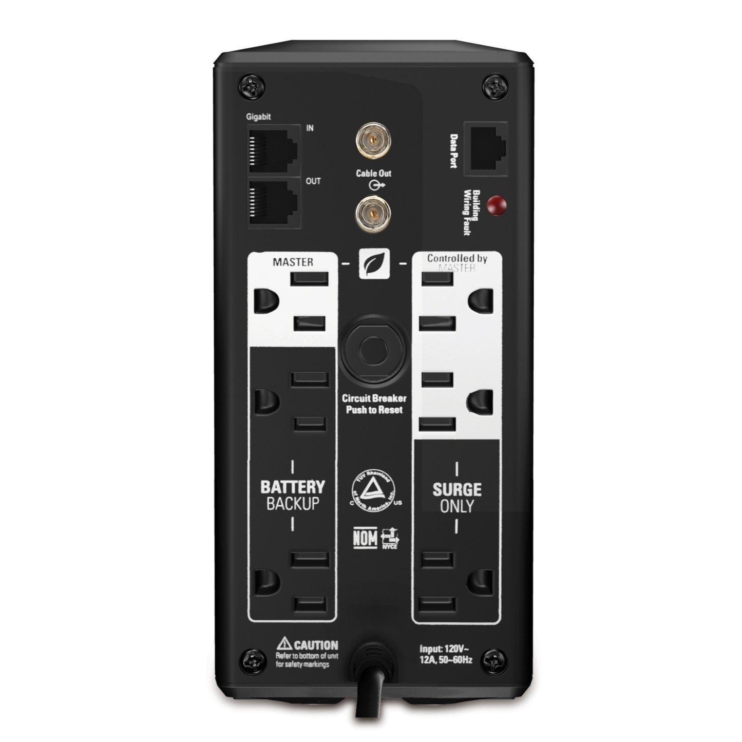 APC BR700G sistema de alimentación ininterrumpida (UPS) Línea interactiva 0.7 kVA 420 W 6 salidas AC