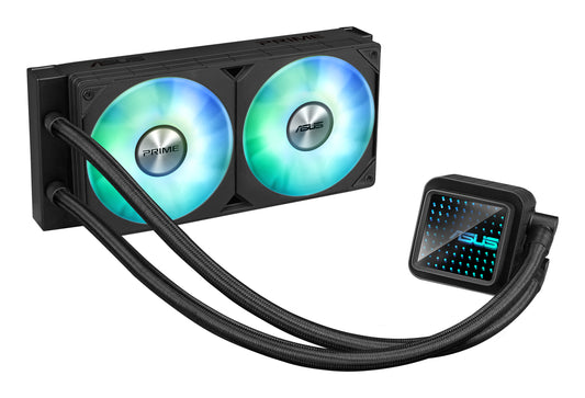 Enfriamiento Liquido Asus Prime LC 240 ARGB 2x120mm  600-2200RPM  Negro