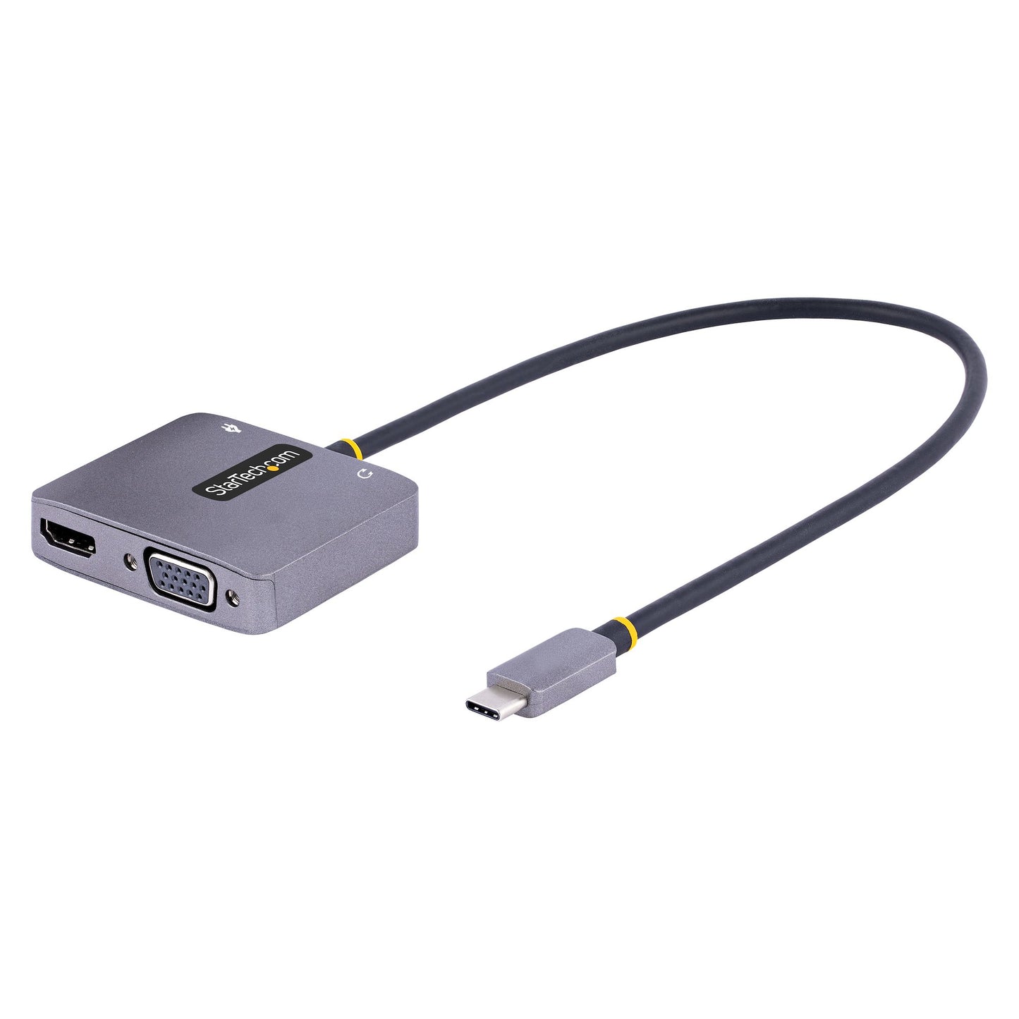 StarTech.com 122-USBC-HDMI-4K-VGA adaptador gráfico USB 3840 x 2160 Pixeles Gris