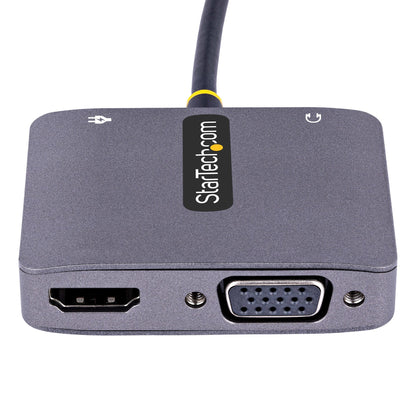 StarTech.com 122-USBC-HDMI-4K-VGA adaptador gráfico USB 3840 x 2160 Pixeles Gris