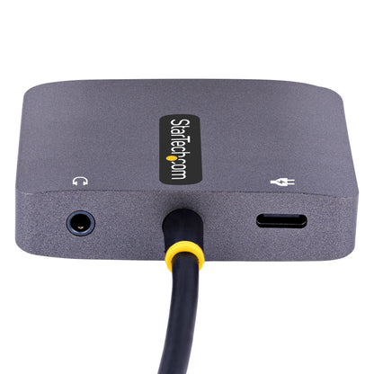 StarTech.com 122-USBC-HDMI-4K-VGA adaptador gráfico USB 3840 x 2160 Pixeles Gris
