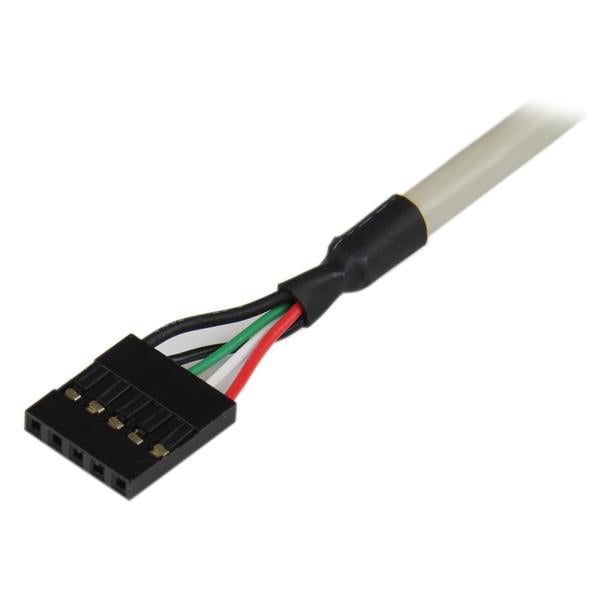 StarTech.com USBPLATE cambiadores de género de cables 2 x IDC 2 x USB A Plata