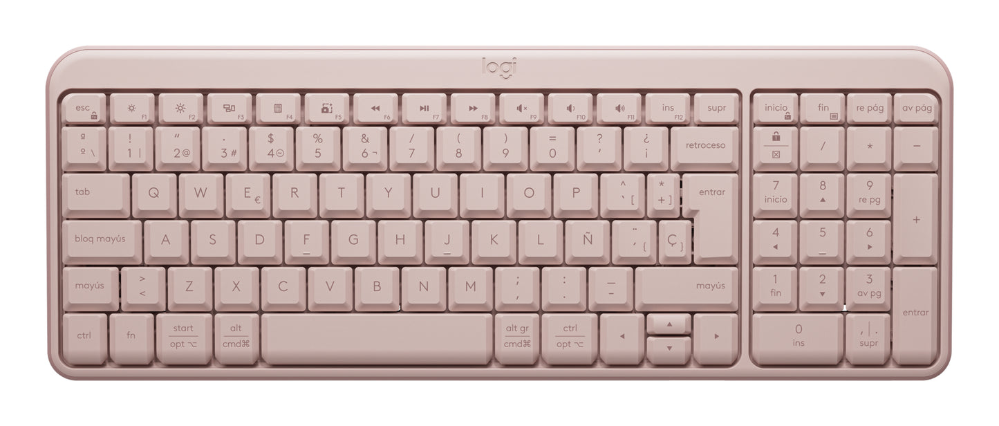 Logitech 920-013447 teclado Universal Bluetooth QWERTY Español Rosa