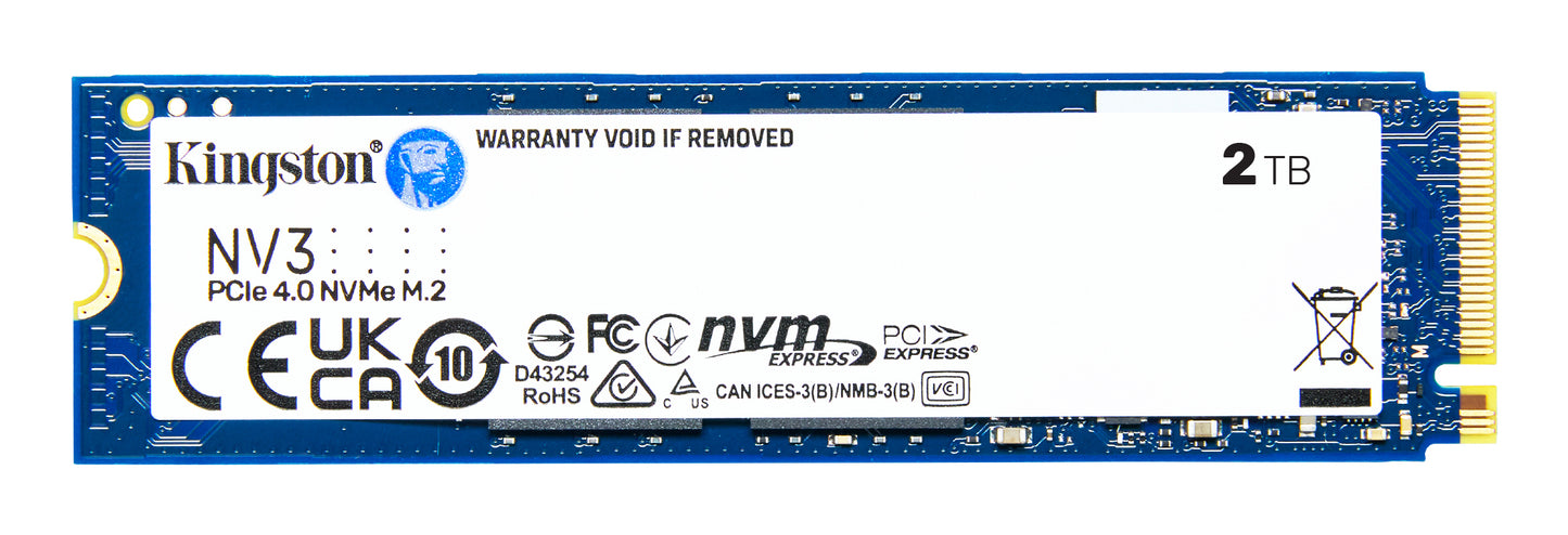 Unidad de Estado Solido SSD Kingston SNV3S NVMe  2TB PCI Express 4.0 M.2