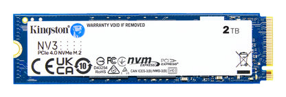 Unidad de Estado Solido SSD Kingston SNV3S NVMe  2TB PCI Express 4.0 M.2