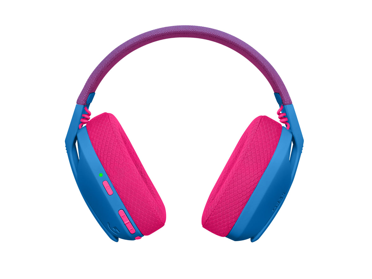 Audífonos Logitech Gaming G435 Inalámbricos Micrófono Lightspeed Color Azul-Frambuesa