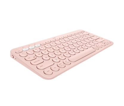 Teclado Logitech K380 Multidispositivo Inalámbrico Color Rosa