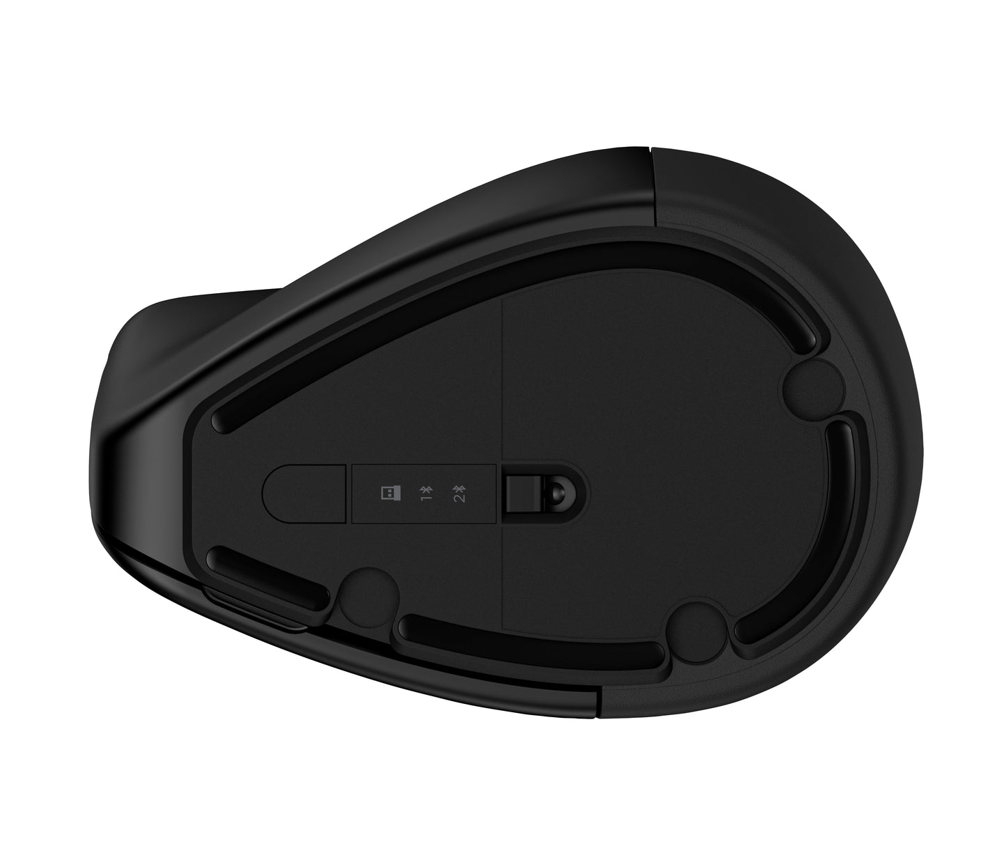 HP 925 Ergonomic Vertical Wireless Mouse ratón Oficina Diestro RF inalámbrico + bluetooth 4000 DPI