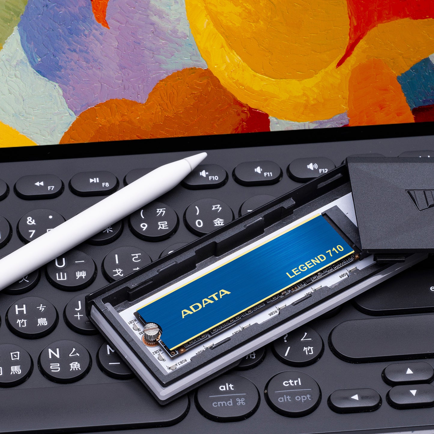 Unidad de Estado Solido SSD Adata 256GB Legend 710 Nvme M.2 1.000MB/s Escritura 2400 MB/s Lectura PCI Express 3