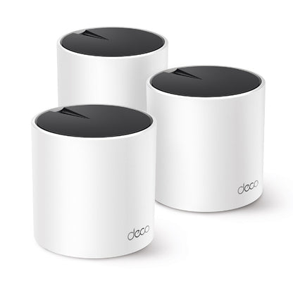 TP-Link DECO X55 (3-Pack) Doble banda (2,4 GHz / 5 GHz) Wi-Fi 6 (802.11ax) Blanco Interno
