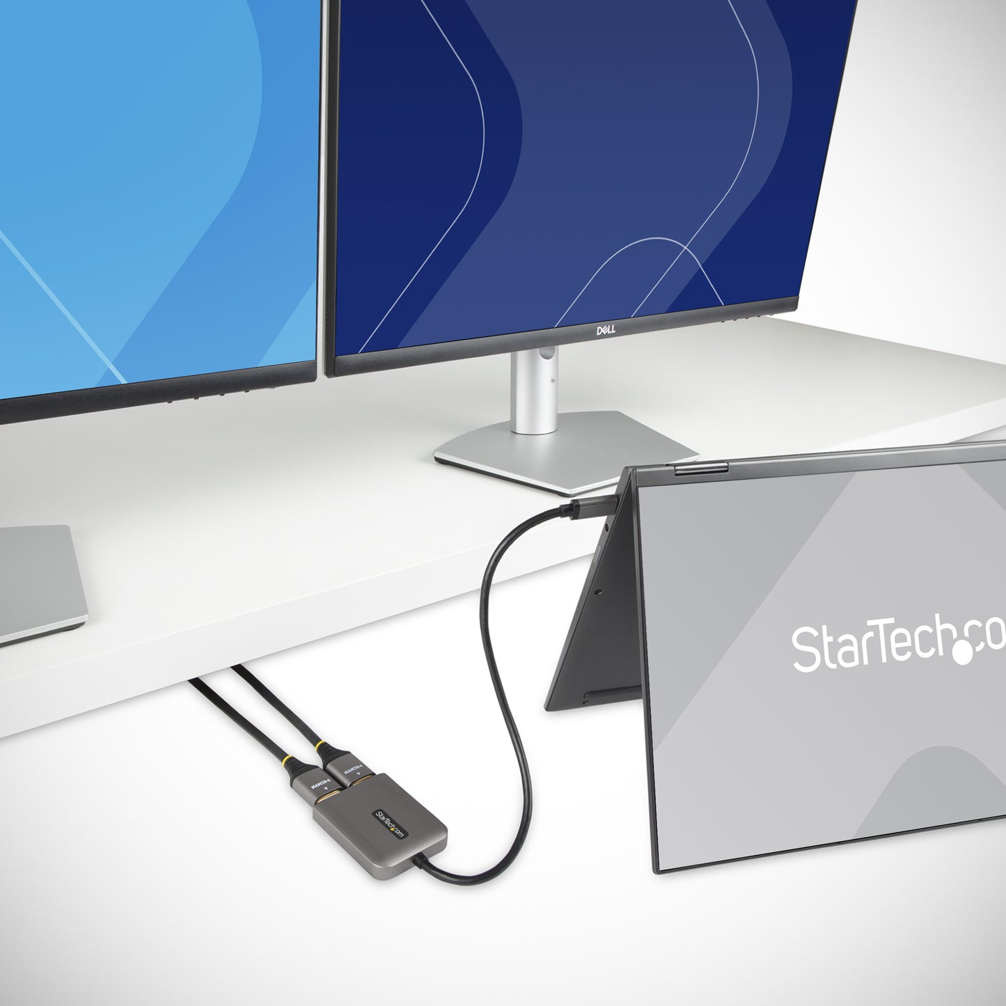 StarTech.com MST14CD122HD adaptador gráfico USB 3840 x 2160 Pixeles Negro, Gris