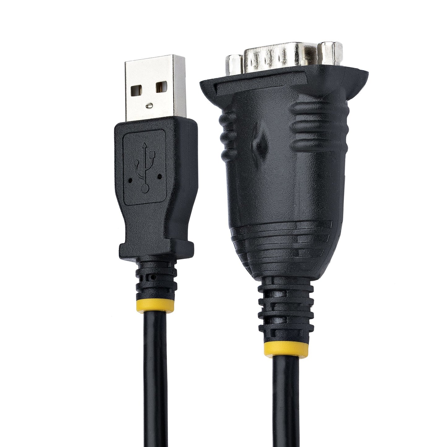StarTech.com 1P3FP-USB-SERIAL cambiadores de género de cables DB-9 USB Type-A Negro