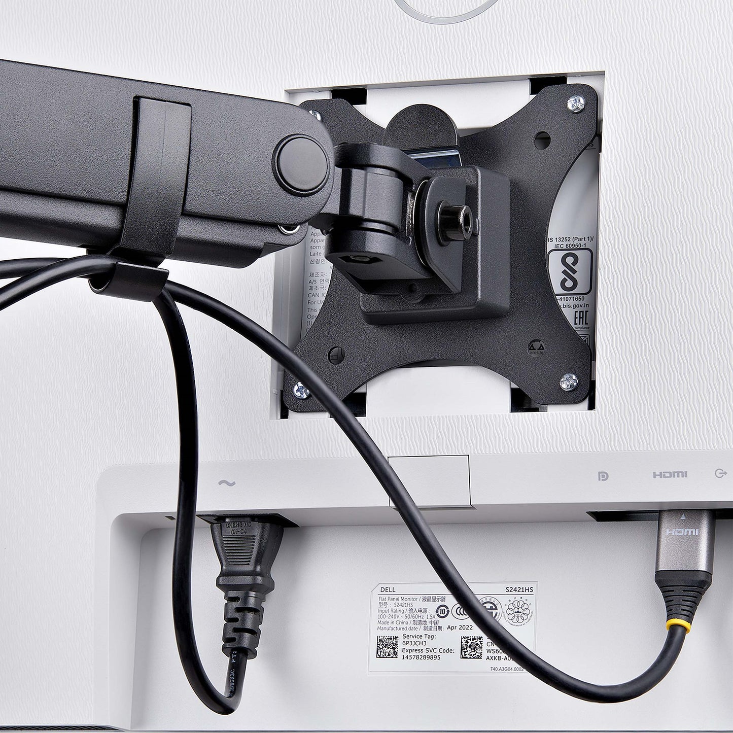 StarTech.com 3MP2AG-MONITOR-ARM soporte para pantalla plana 68.6 cm (27") Escritorio Negro