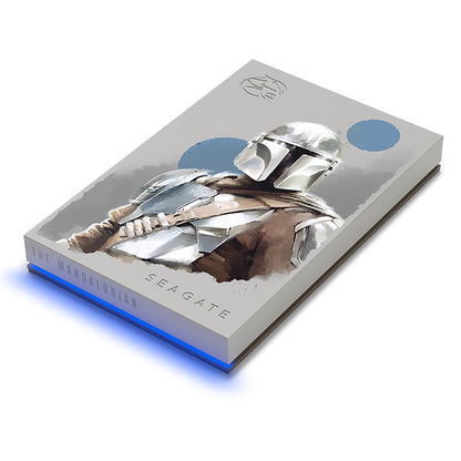 Disco Duro Externo (D90) Seagate FireCuda 2TB 2.5" USB 3.0 Edicion StarWars The Mandalorian RGB para PC MAC PS4/5 Xbox O