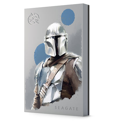 Disco Duro Externo (D90) Seagate FireCuda 2TB 2.5" USB 3.0 Edicion StarWars The Mandalorian RGB para PC MAC PS4/5 Xbox O