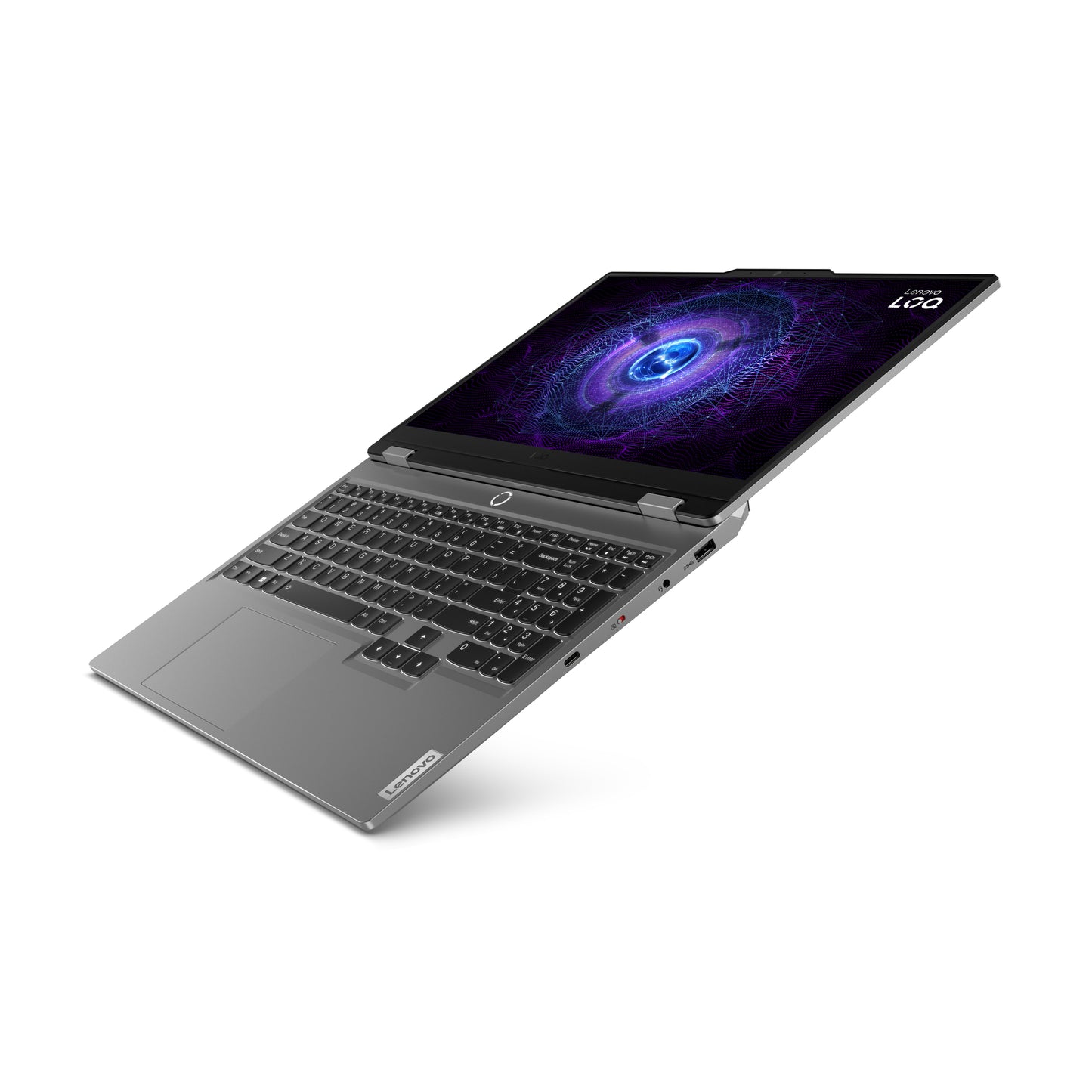 Lenovo LOQ 15IAX9 Intel® Core™ i5 i5-12450HX Computadora portátil 39.6 cm (15.6") Full HD 16 GB DDR5-SDRAM 1 TB SSD NVIDIA GeForce RTX 4050 Wi-Fi 6 (802.11ax) Windows 11 Home Español Gris