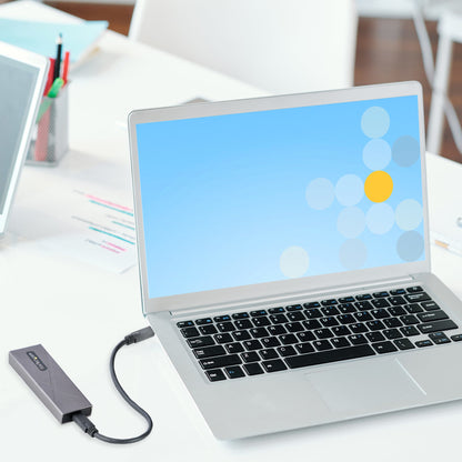 StarTech.com M2-USB-C-NVME-SATA caja para disco duro externo Carcasa para SSD Gris